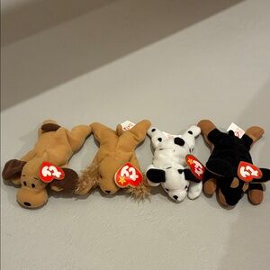 Ty mini Beanie Babies Plush Toy Collection - Dogs